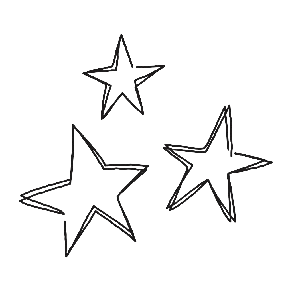 Stars doodle